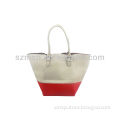 2013 high quality red genuine leather tote bag